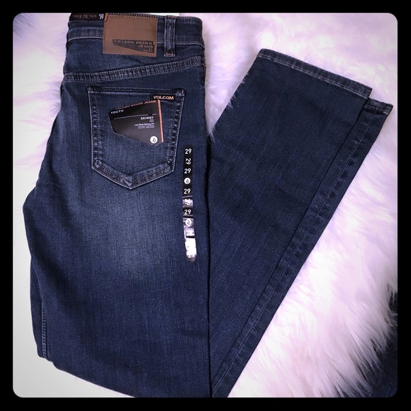๐NWT Volcom Youth 2x4 Girls Skinny Leg Jeans๐ - Picture 1 of 3